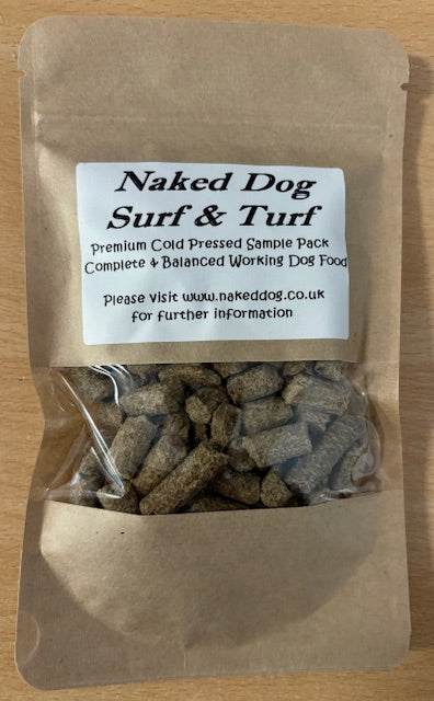 Cold Pressed Surf & Turf Sample
