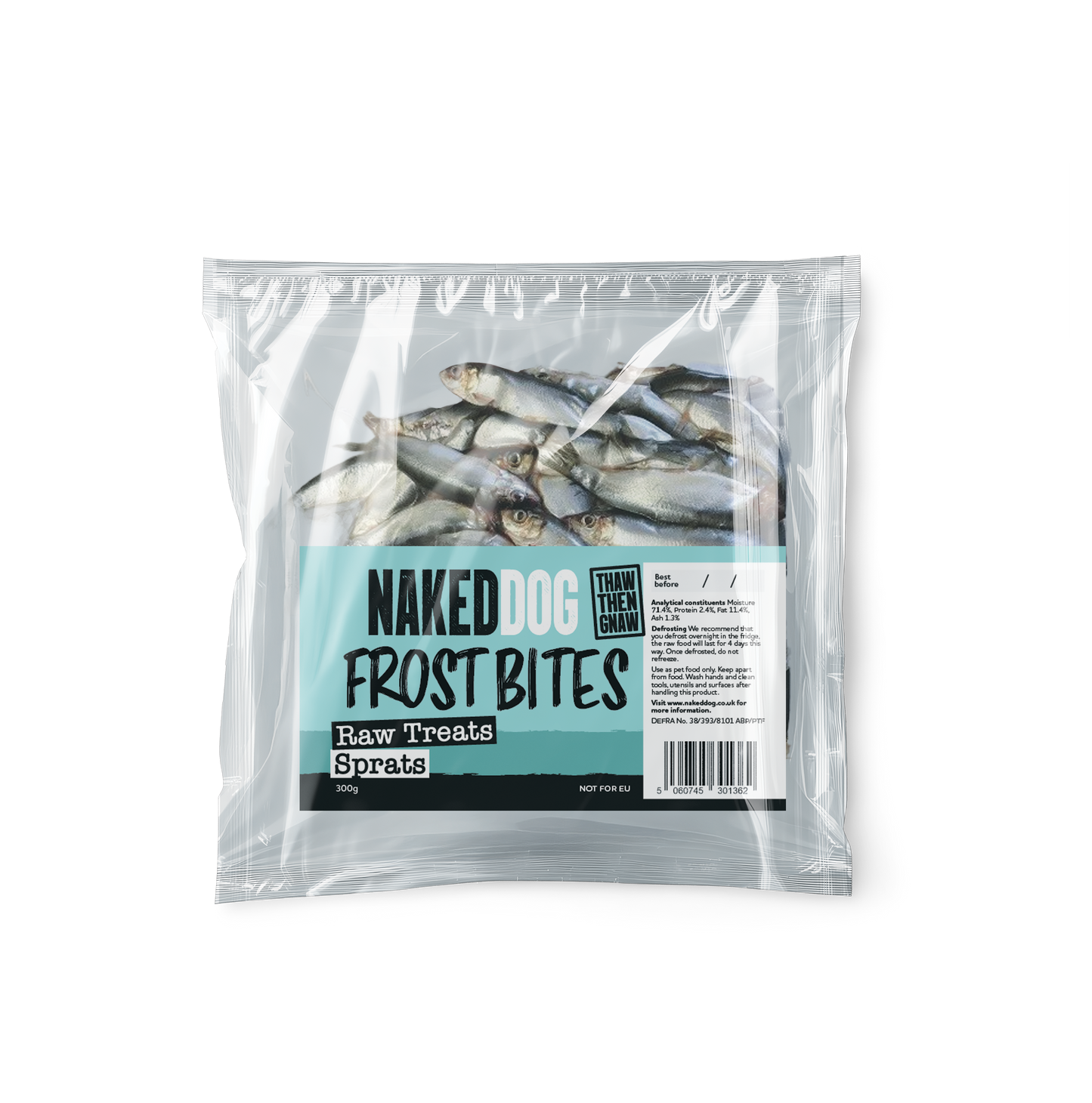 NAKEDDOG Raw Treats Sprats