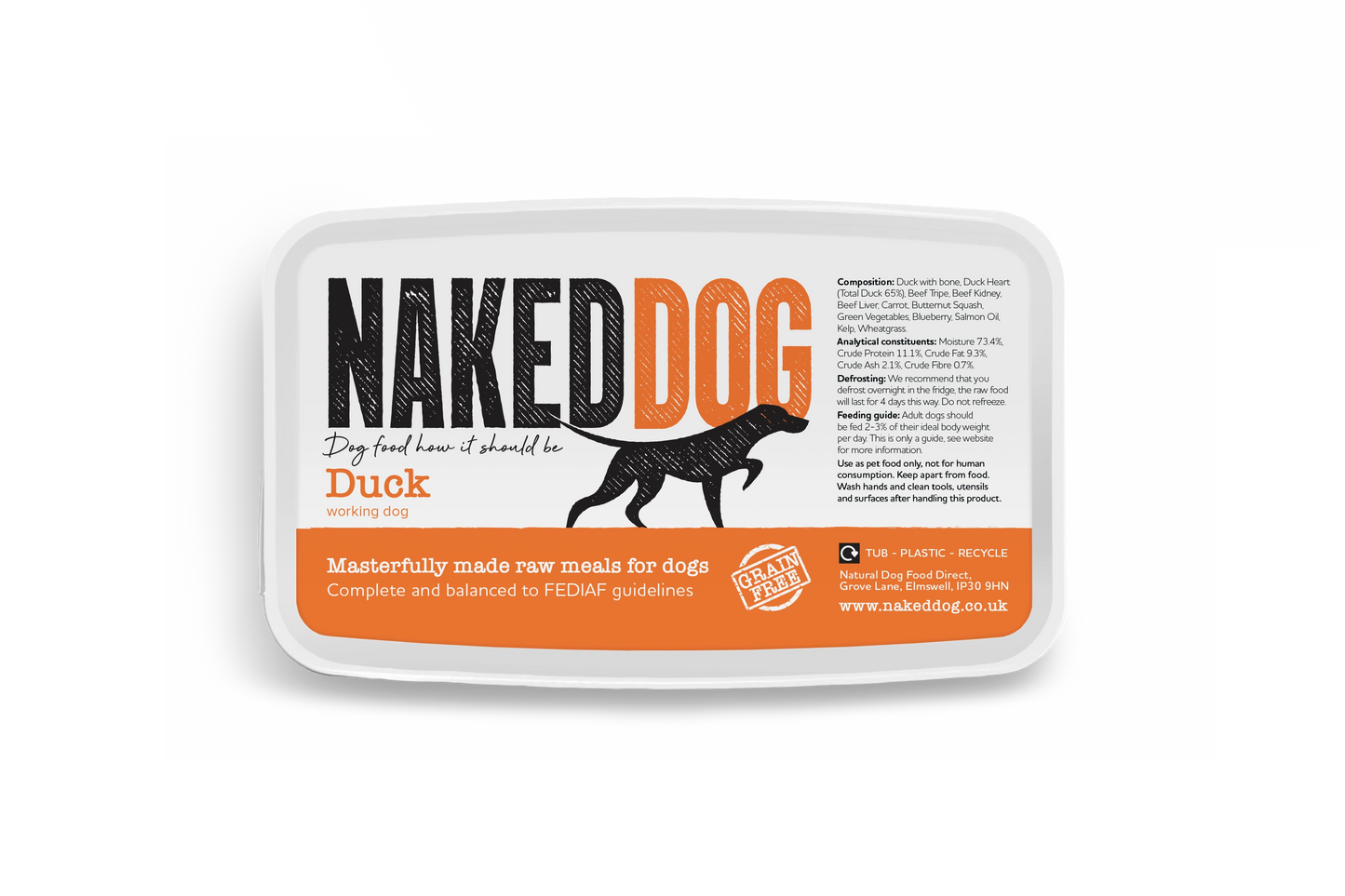 NAKEDDOG Original Duck 500g