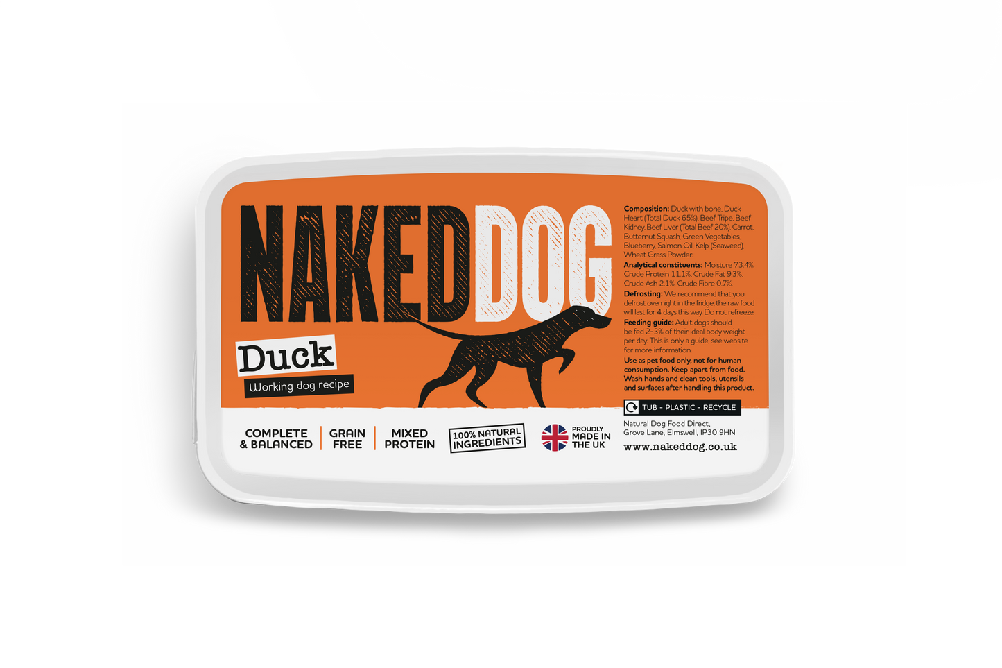 NAKEDDOG Original Duck 500g