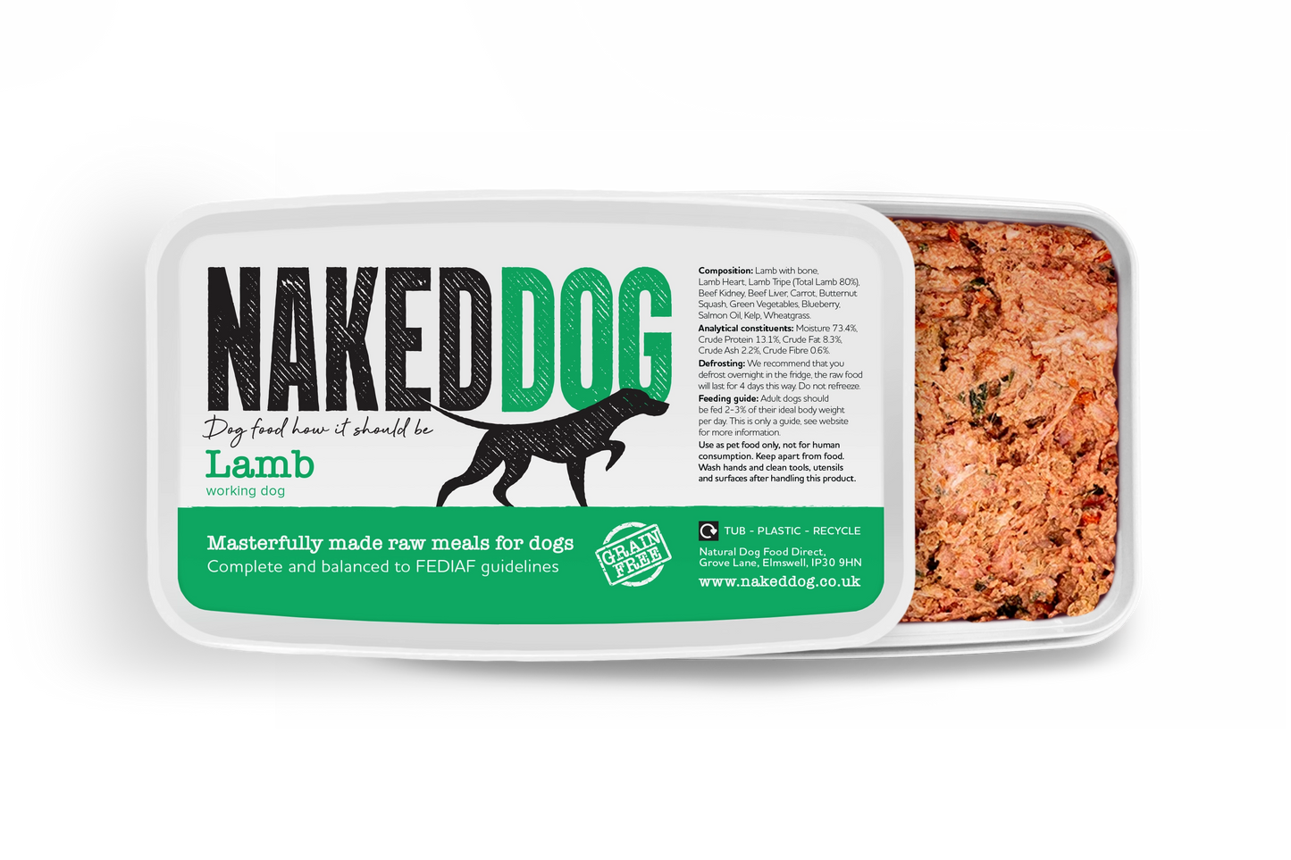 NAKEDDOG Original Lamb 500g