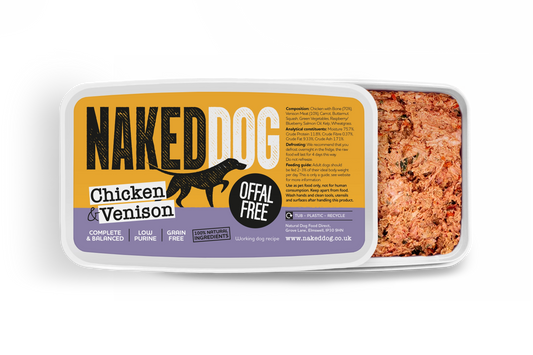 NAKEDDOG Offal Free Chicken & Venison 500g