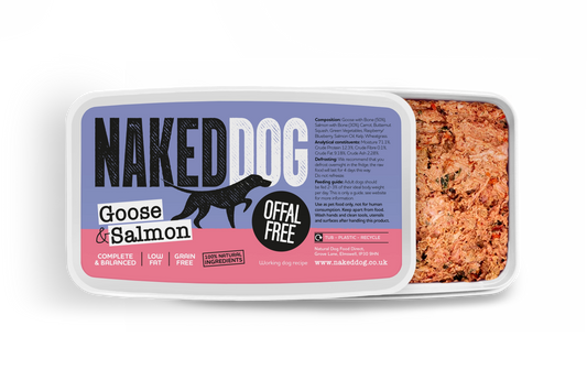 NAKEDDOG Offal Free Goose & Salmon 500g