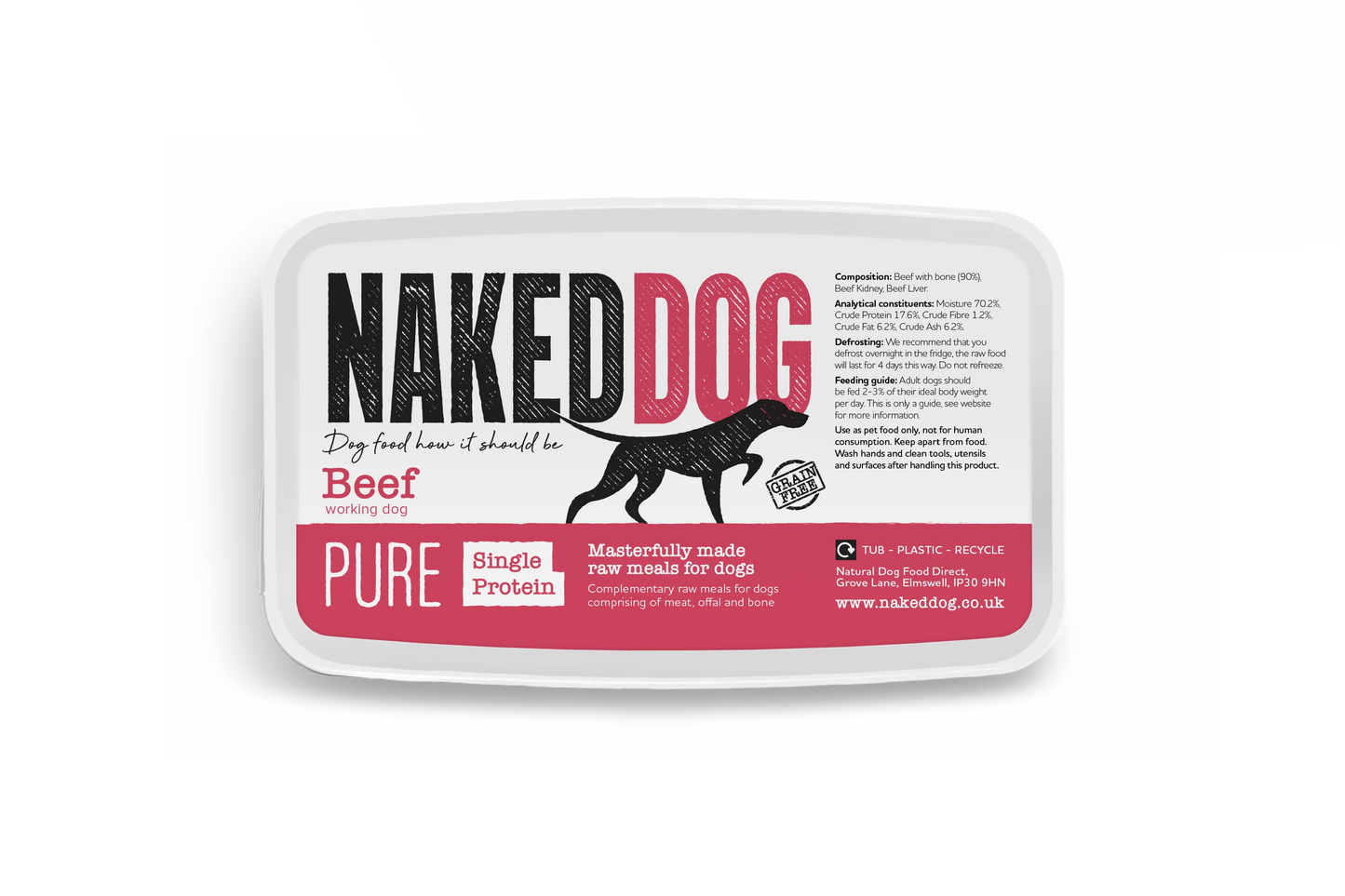 NAKEDDOG PURE Beef 500g