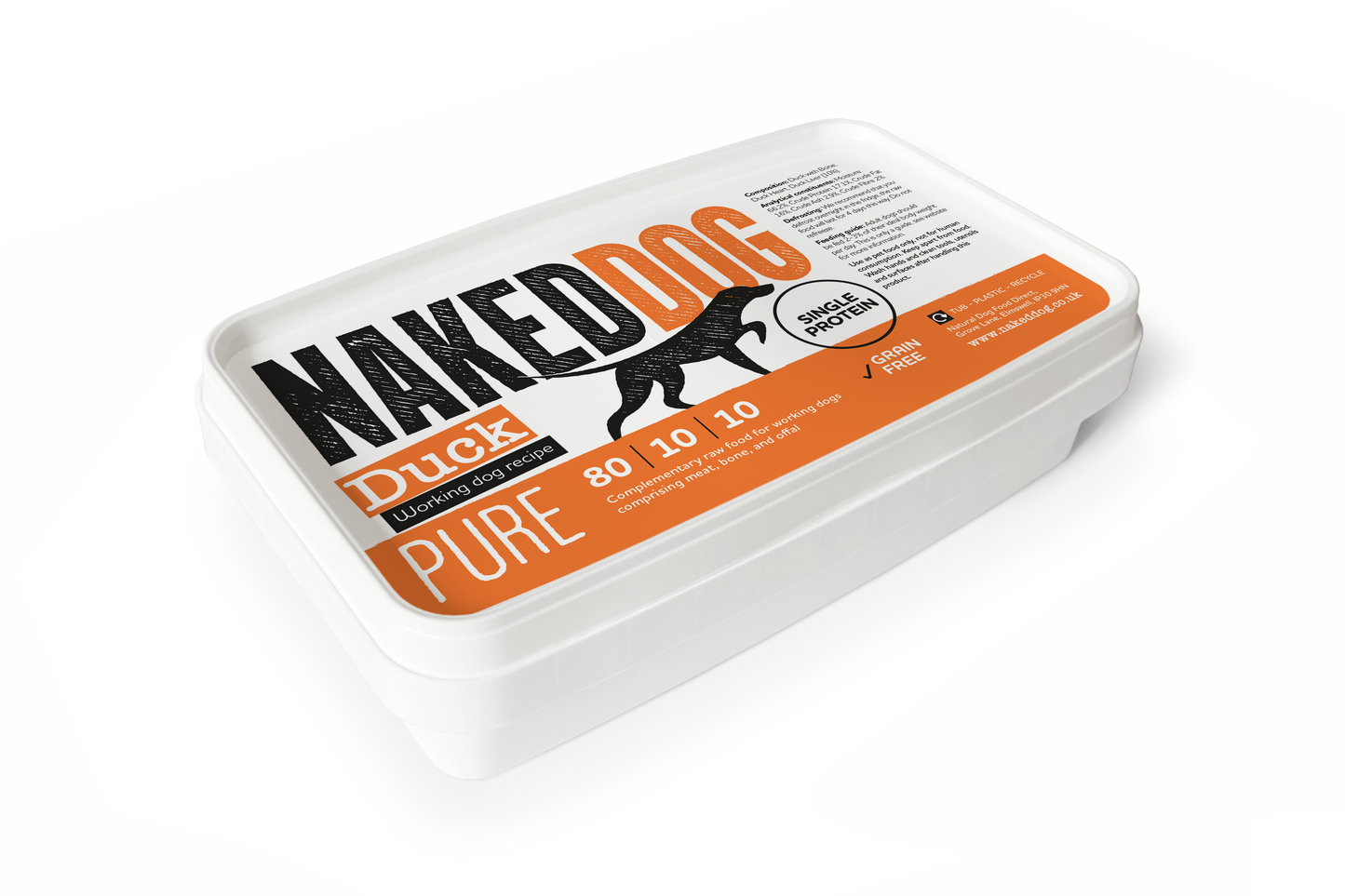 NAKEDDOG PURE 80/10/10 Duck 500g