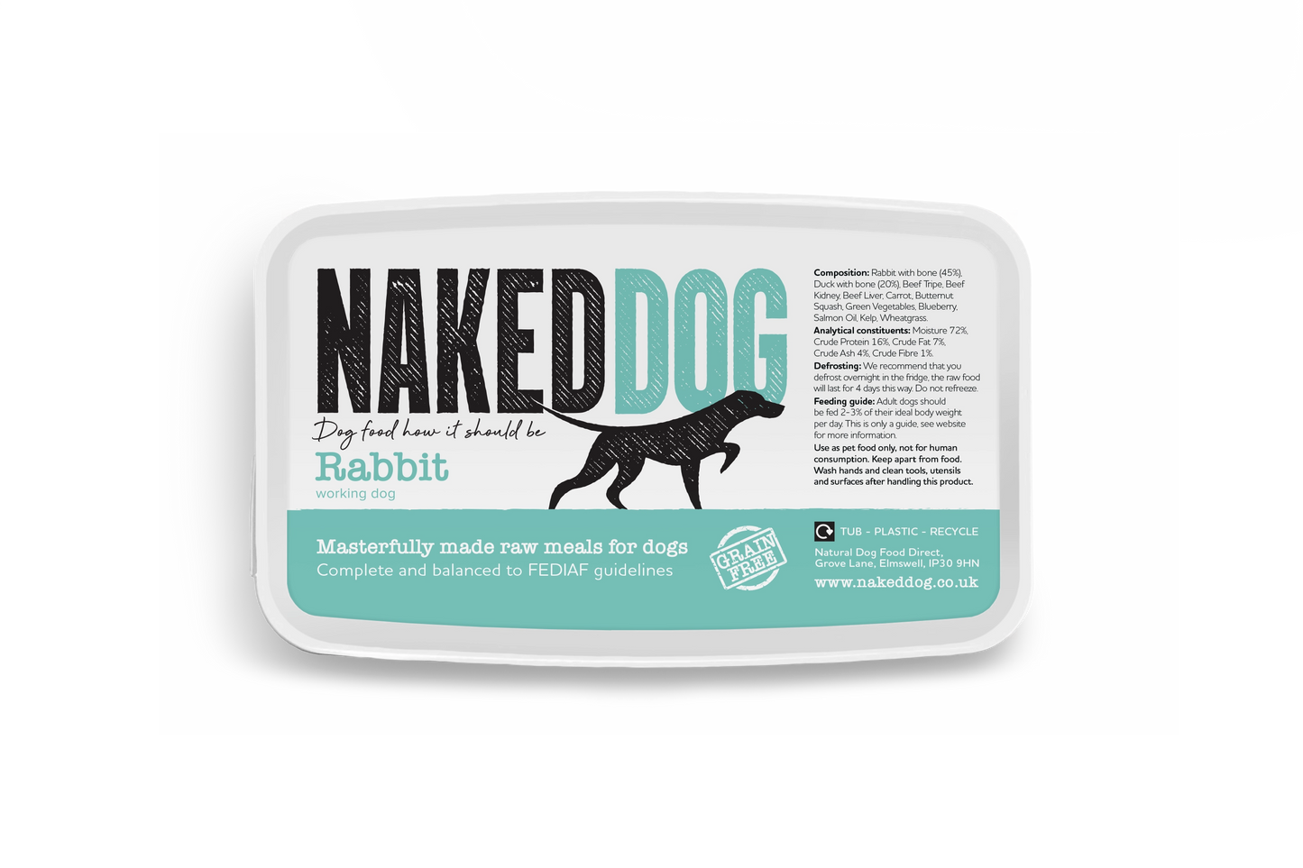 NAKEDDOG Original Rabbit 500g
