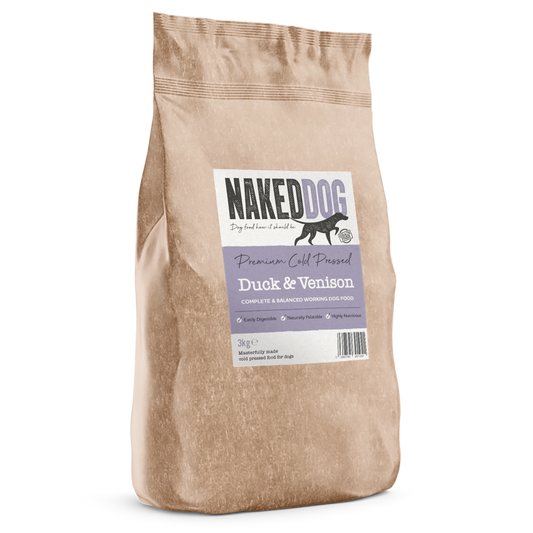 NAKEDDOG Cold Pressed Duck & Venison 10kg