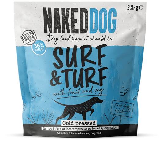 NAKEDDOG Cold Pressed Surf & Turf 2.5kg