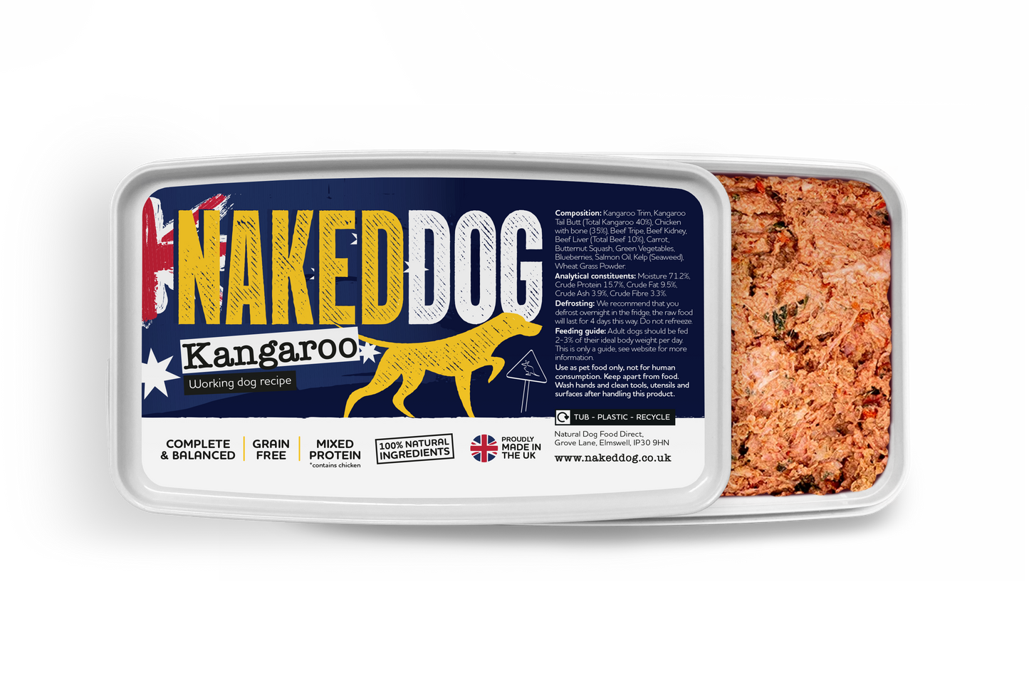 NAKEDDOG Original Kangaroo 500g