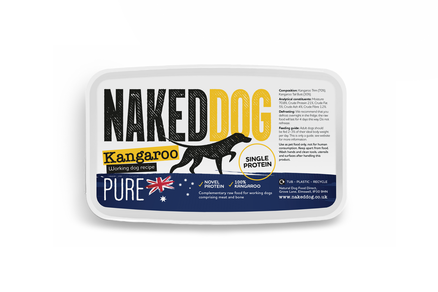 NAKEDDOG PURE Kangaroo 500g