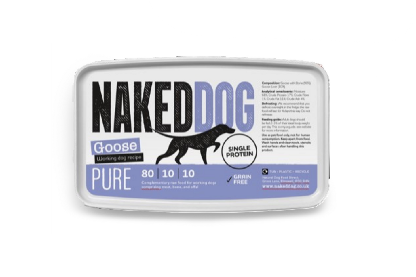 NAKEDDOG PURE 80/10/10 Goose 500g