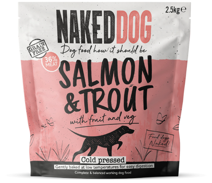 NAKEDDOG Cold Pressed Salmon Trout 2.5kg Naked Dog