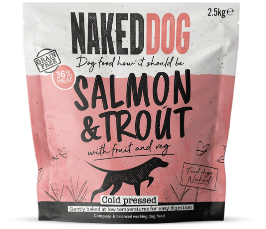 NAKEDDOG Cold Pressed Salmon & Trout 2.5kg