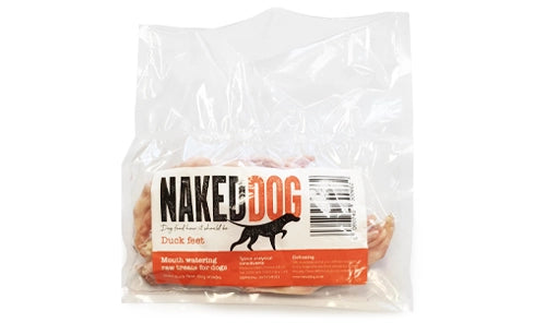 NAKEDDOG Raw Treats Duck Feet x10 (500g)