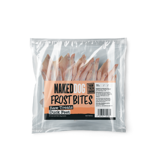 NAKEDDOG Raw Treats Duck Feet x10 (500g)