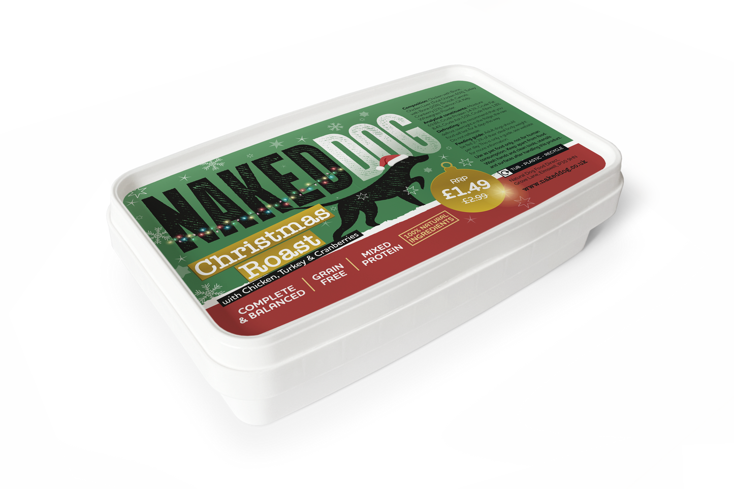 NAKEDDOG Christmas Roast 500g (max 2 per order)
