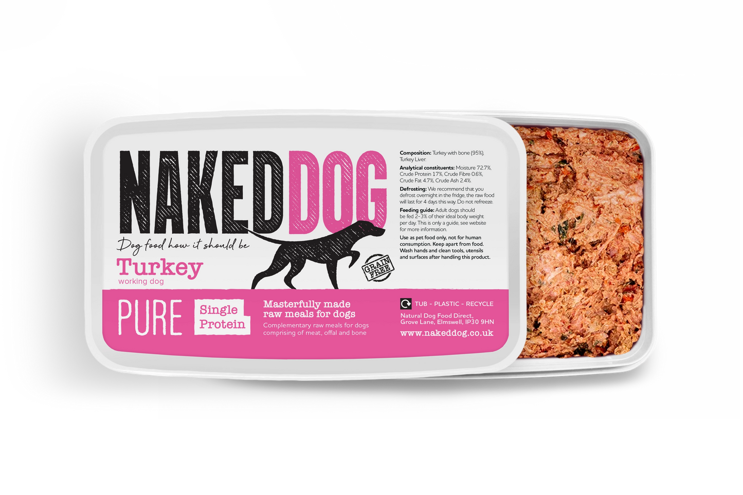 NAKEDDOG PURE Turkey 500g