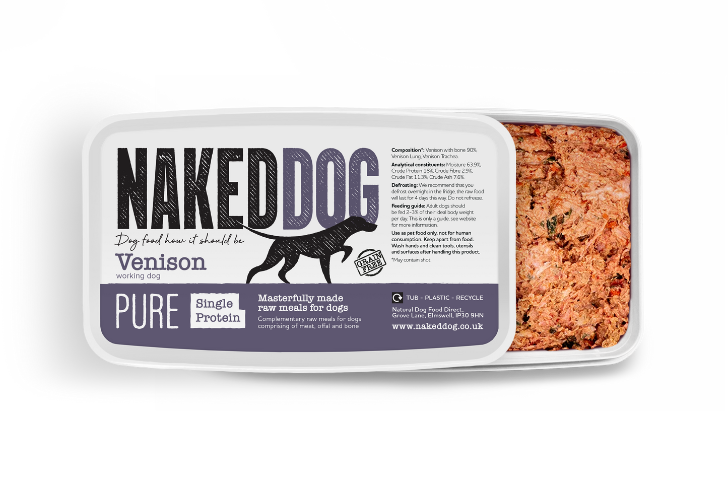 NAKEDDOG PURE Venison 500g