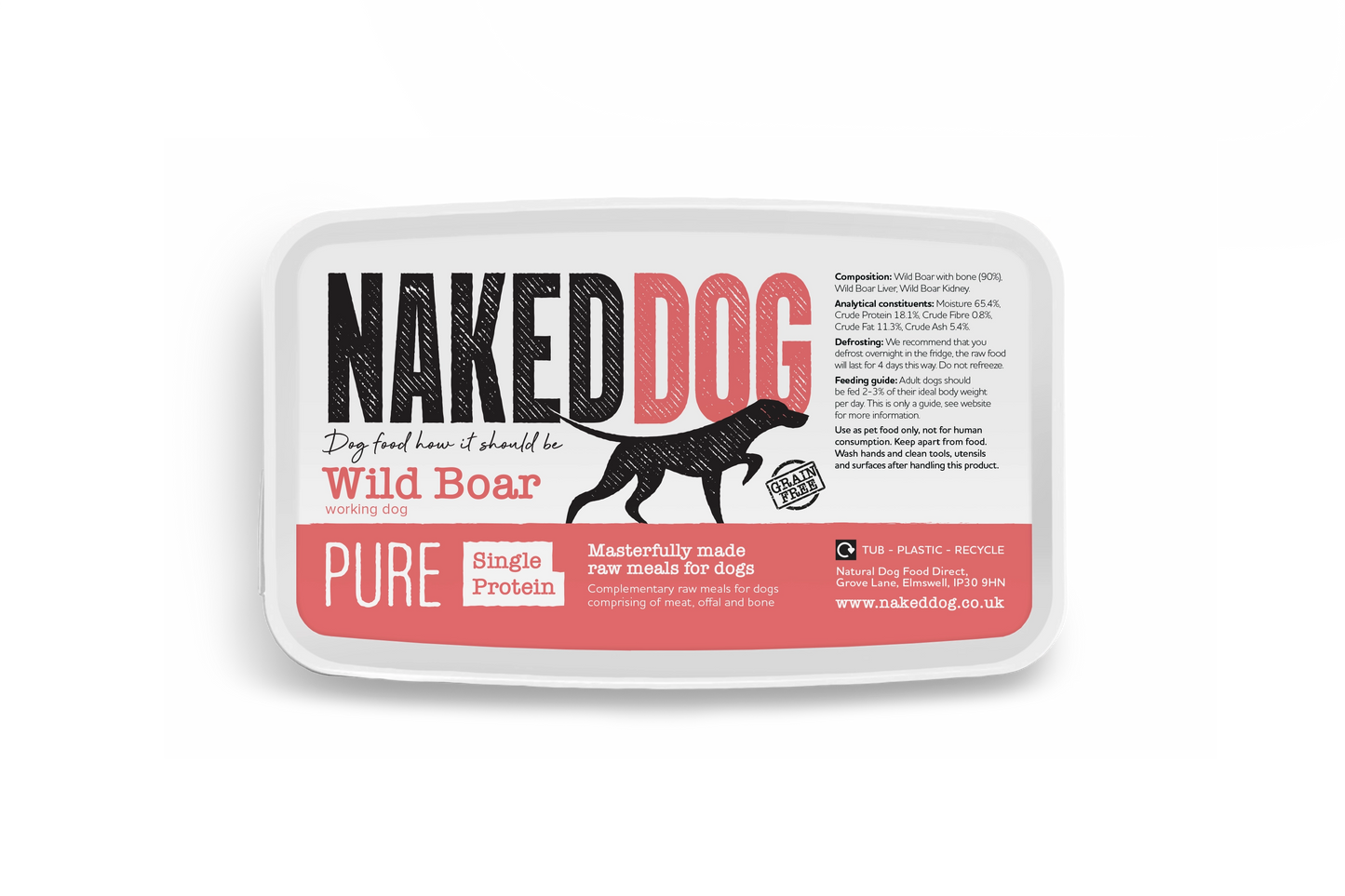 NAKEDDOG PURE Wild Boar 500g