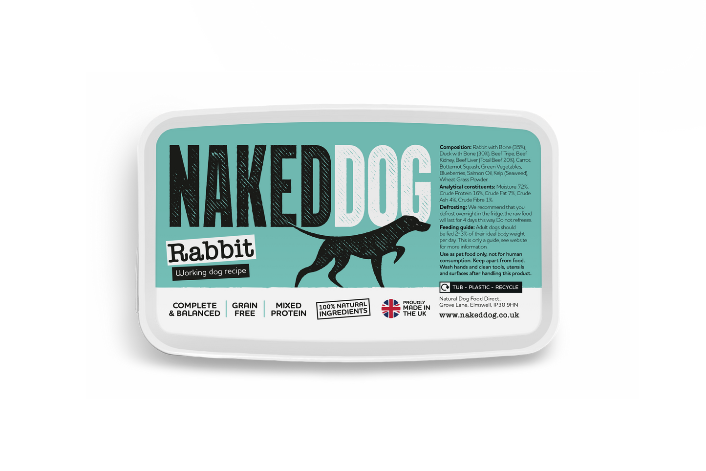 NAKEDDOG Original Rabbit 500g