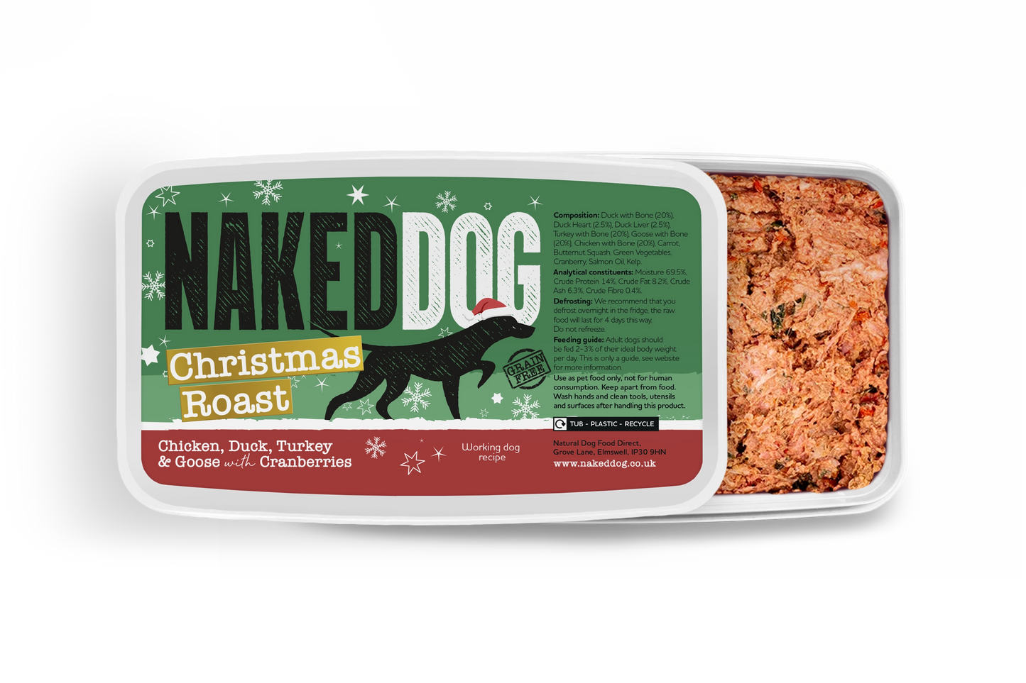 NAKEDDOG Christmas Roast 500g (Reduced whilst stocks last)