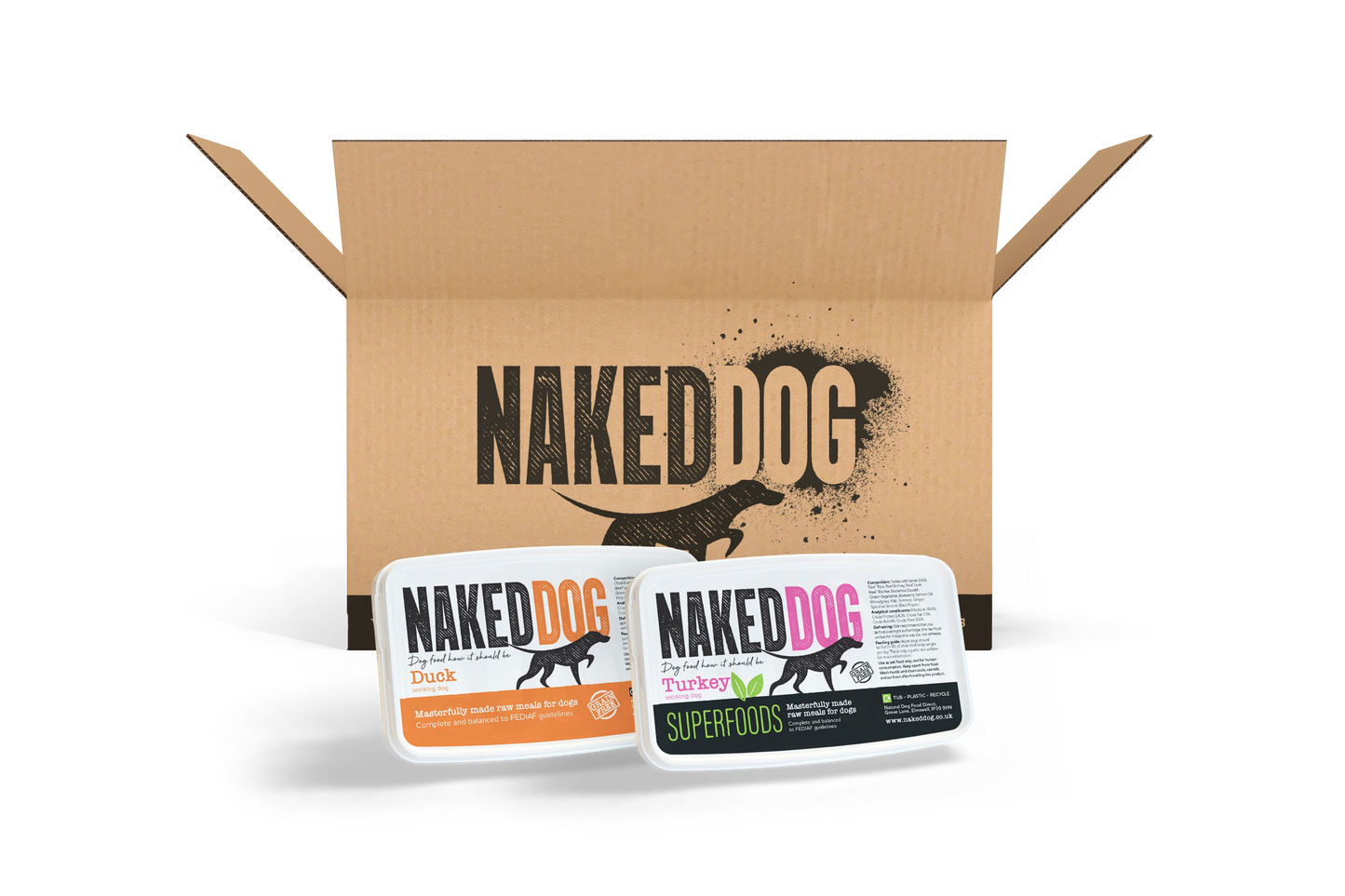 NAKEDDOG Variety Box - 5kg (No Chicken)