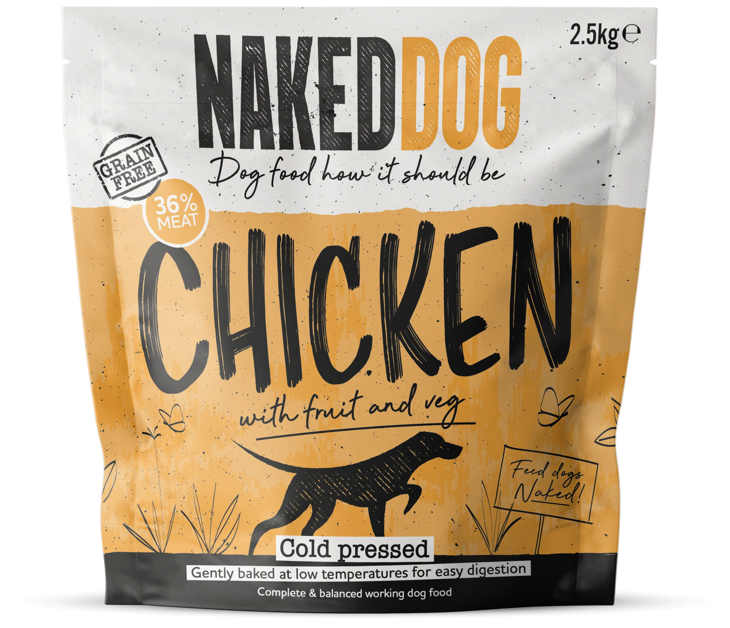 NAKEDDOG Cold Pressed Chicken 2.5kg