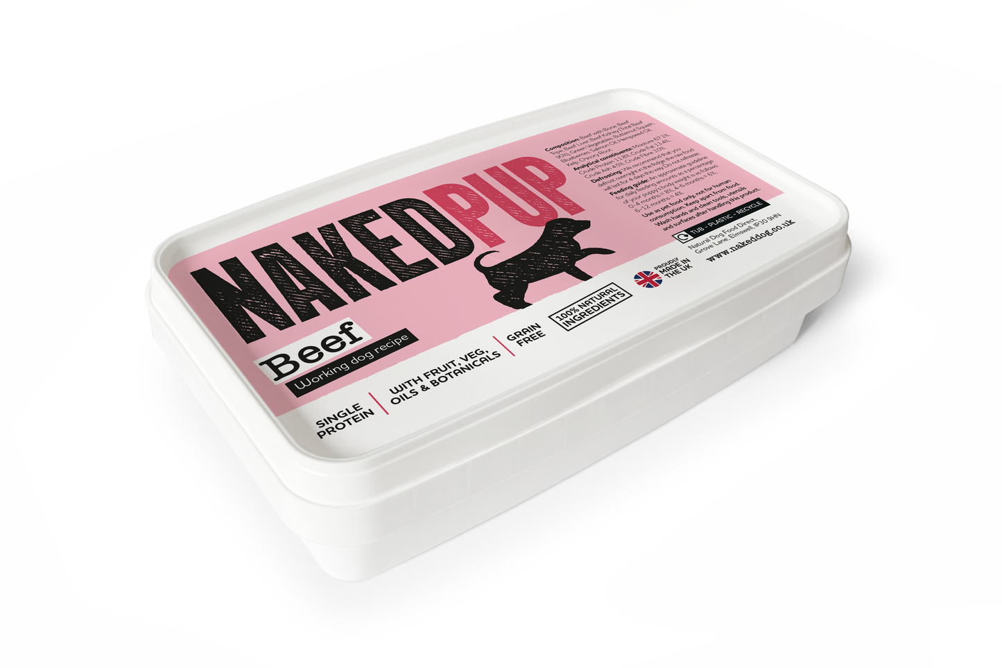 NAKEDDOG Puppy Beef 500g