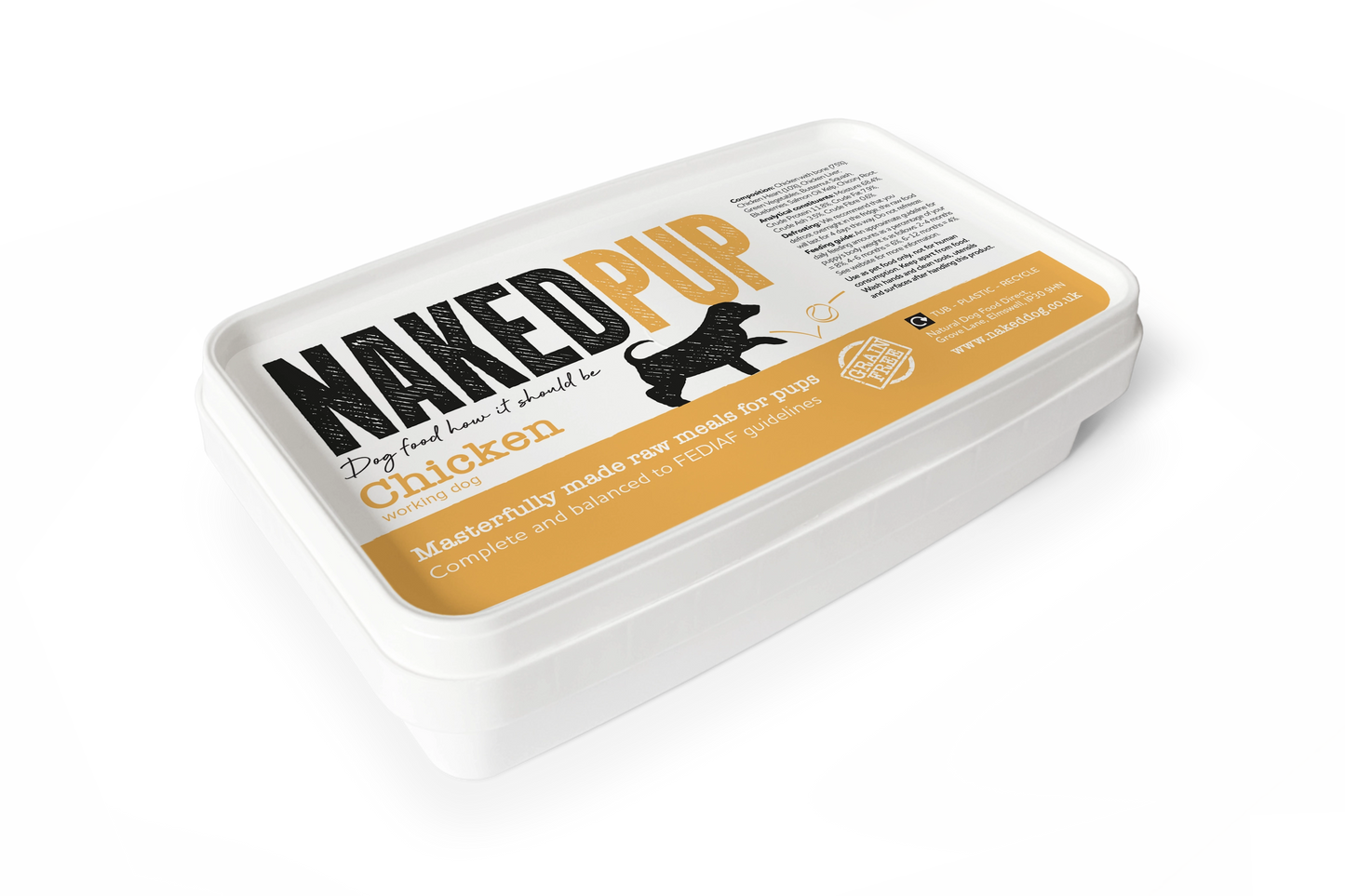 NAKEDDOG Puppy Chicken 500g