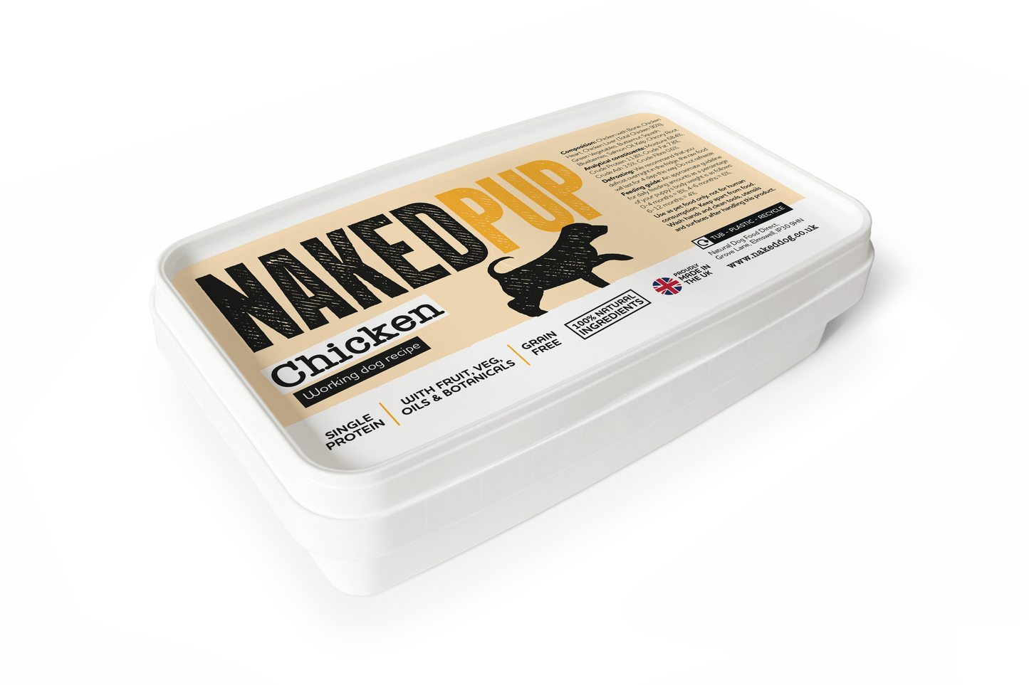 NAKEDDOG Puppy Chicken 500g