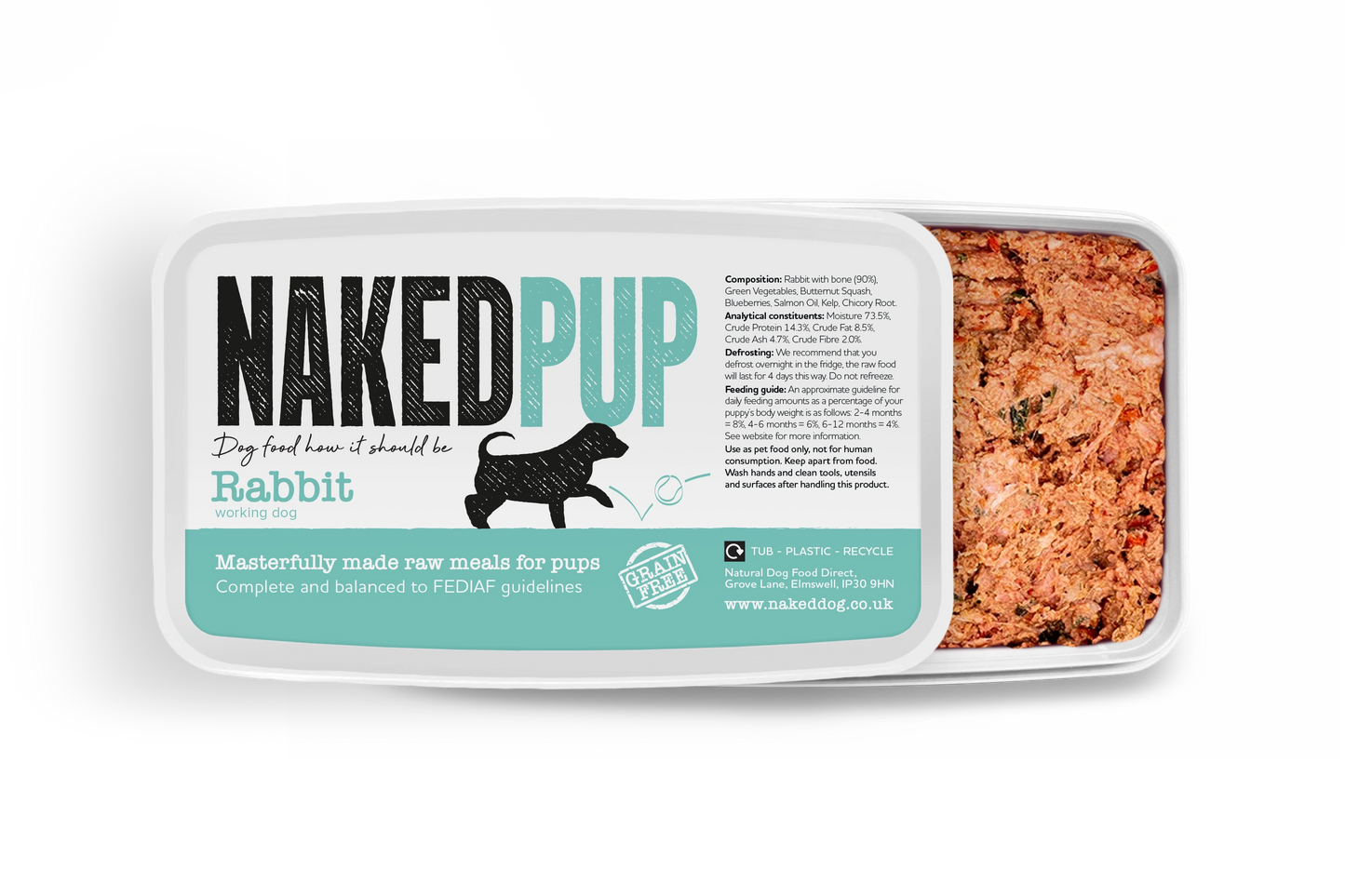 NAKEDDOG Puppy Rabbit 500g