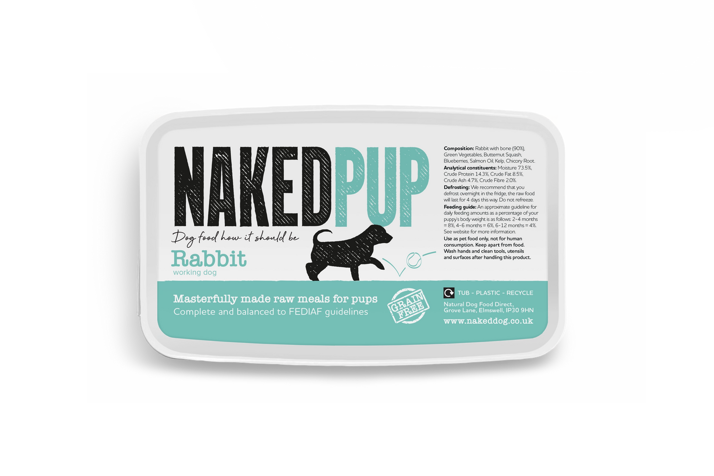 NAKEDDOG Puppy Rabbit 500g