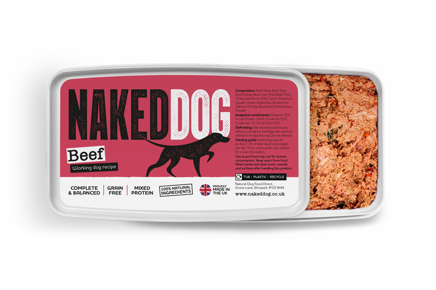 NAKEDDOG Original Beef 500g