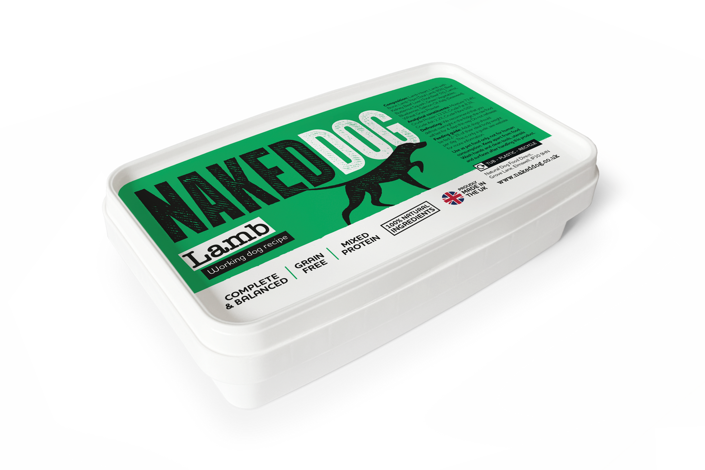 NAKEDDOG Original Lamb 500g