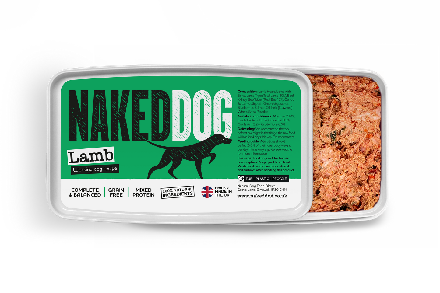 NAKEDDOG Original Lamb 500g