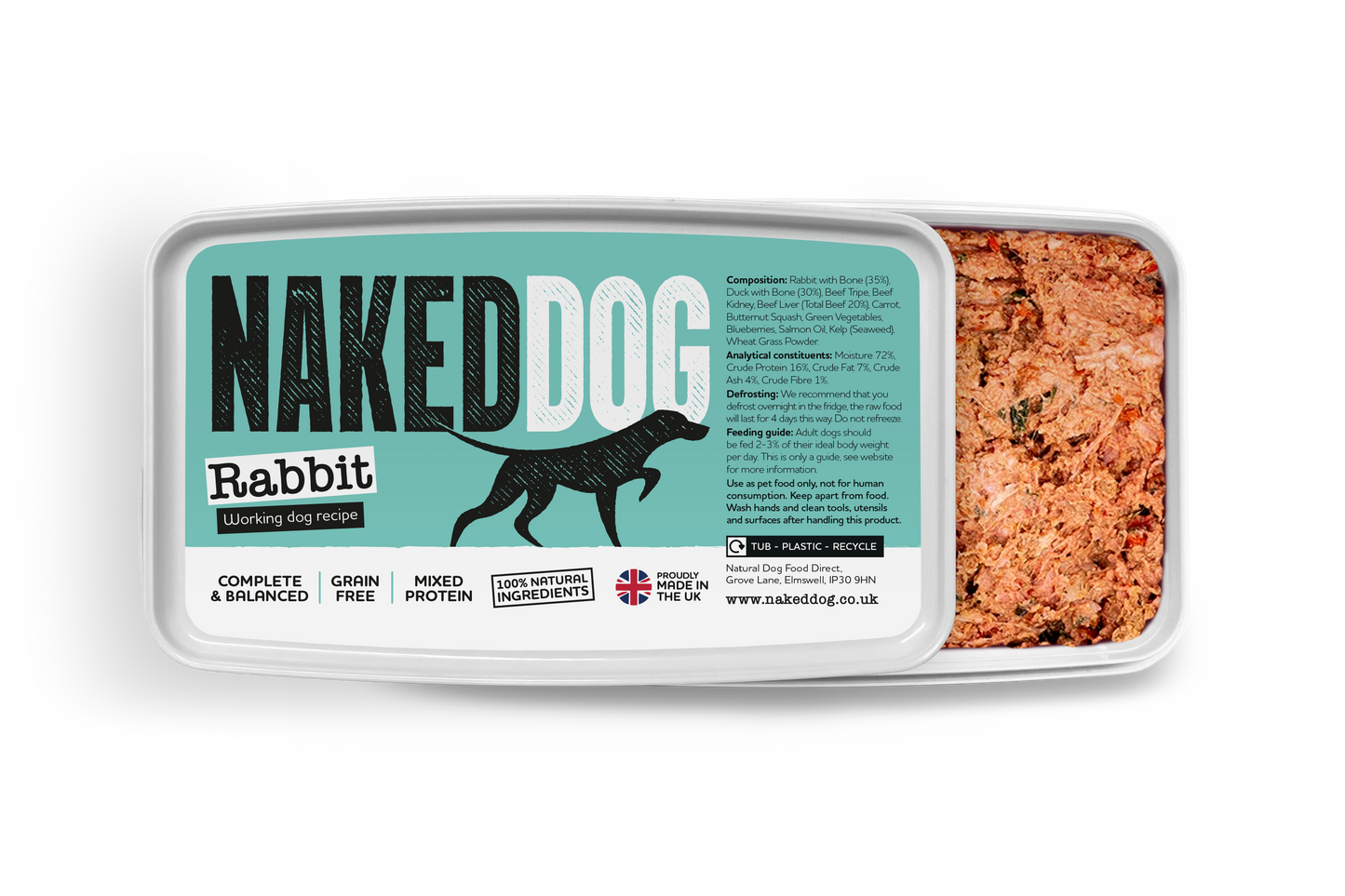 NAKEDDOG Original Rabbit 500g