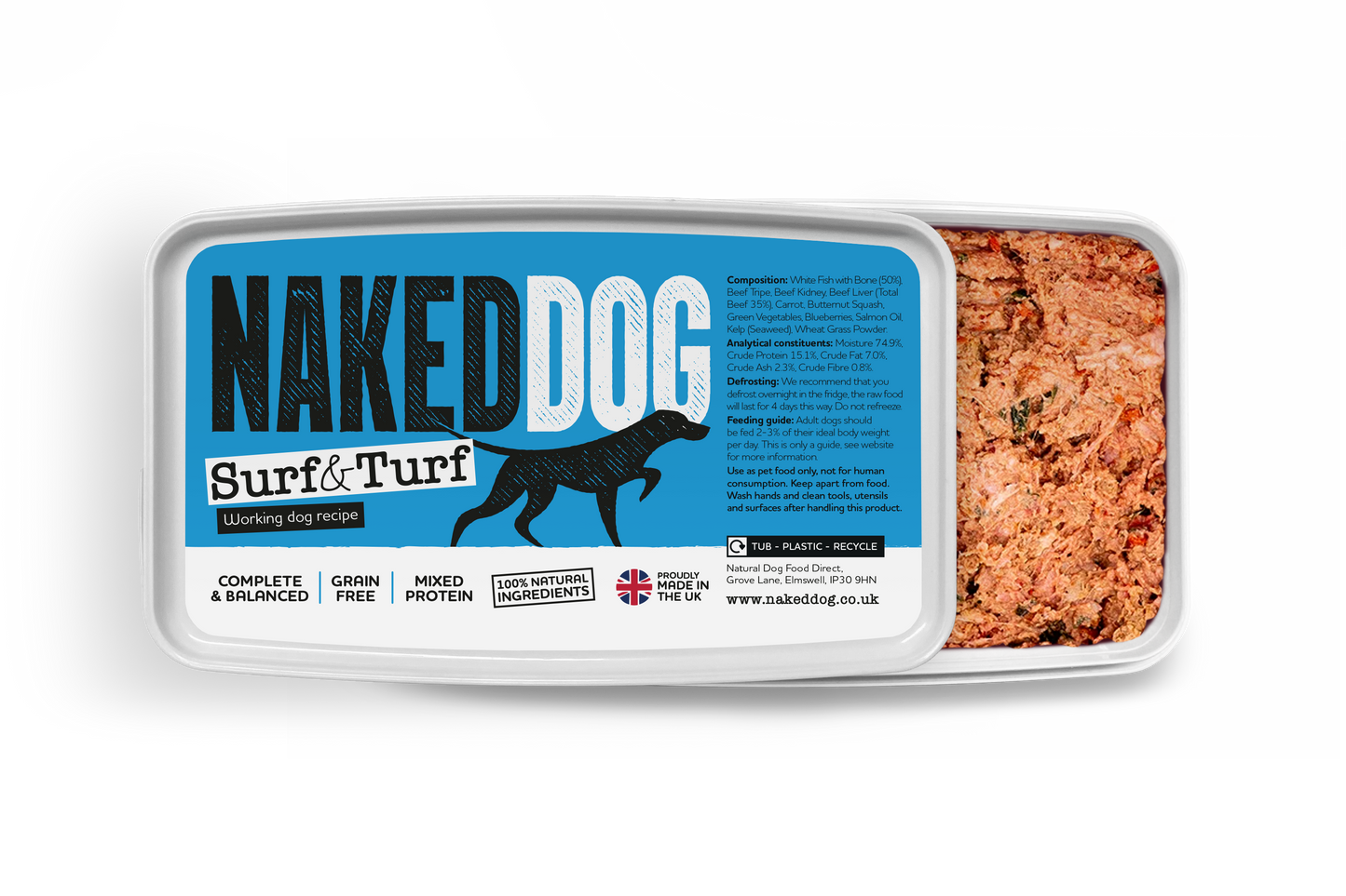 NAKEDDOG Original Surf & Turf 500g