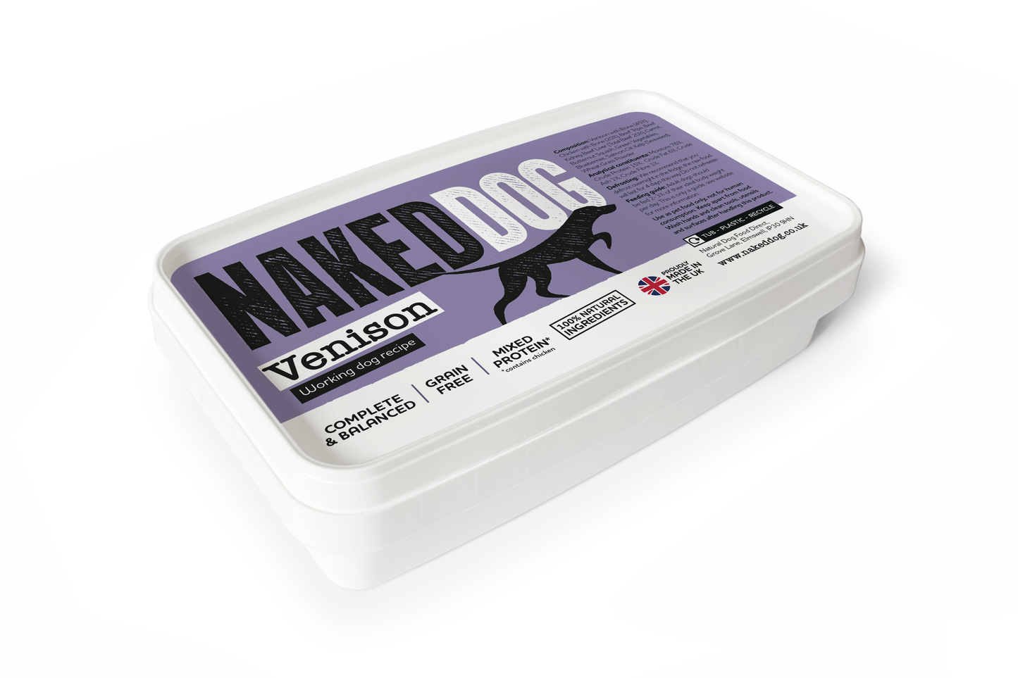 NAKEDDOG Original Venison 500g
