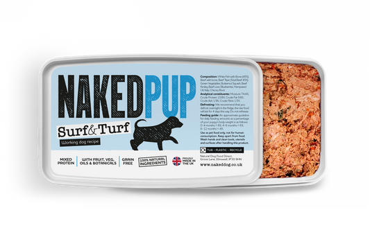 NAKEDDOG Puppy Surf & Turf 500g