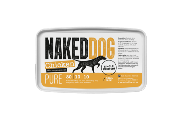 NAKEDDOG PURE 80/10/10 Chicken 500g