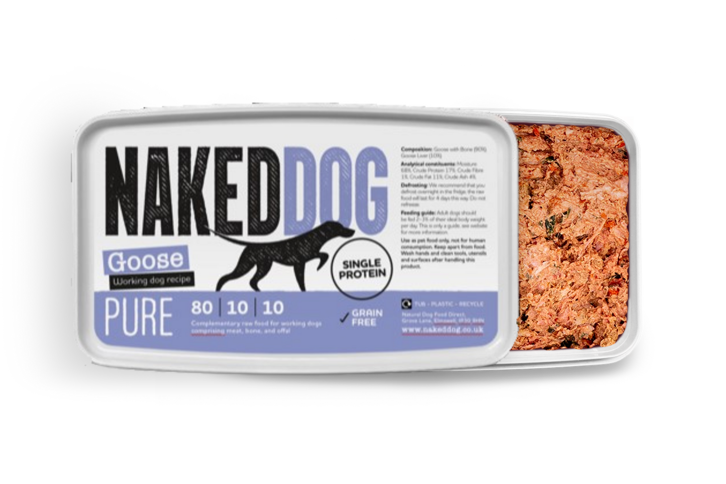 NAKEDDOG PURE 80/10/10 Goose 500g
